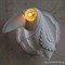 Скандинавские смоляные Настенные светильники с изображением животных, большая околдовая птица, настенная лампа для спальни, прикроватная лампа, декор для гостиной, домашний настенный светильник для детской комнаты - фото 11996