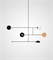 Дизайнерская минималистичная подвесная люстра FLIAR fliar_01