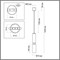 Подвесной светильник Odeon Light CAUCHO IP20 GU10 LED 7W 220V 7061/1A 7061/1A