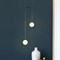 Минималистский подвесной светильник с шарами-плафонами NER01